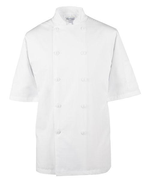 Spirito - Mesh Chef Jacket W/ Vent S/S XS-XL - White - BG21820