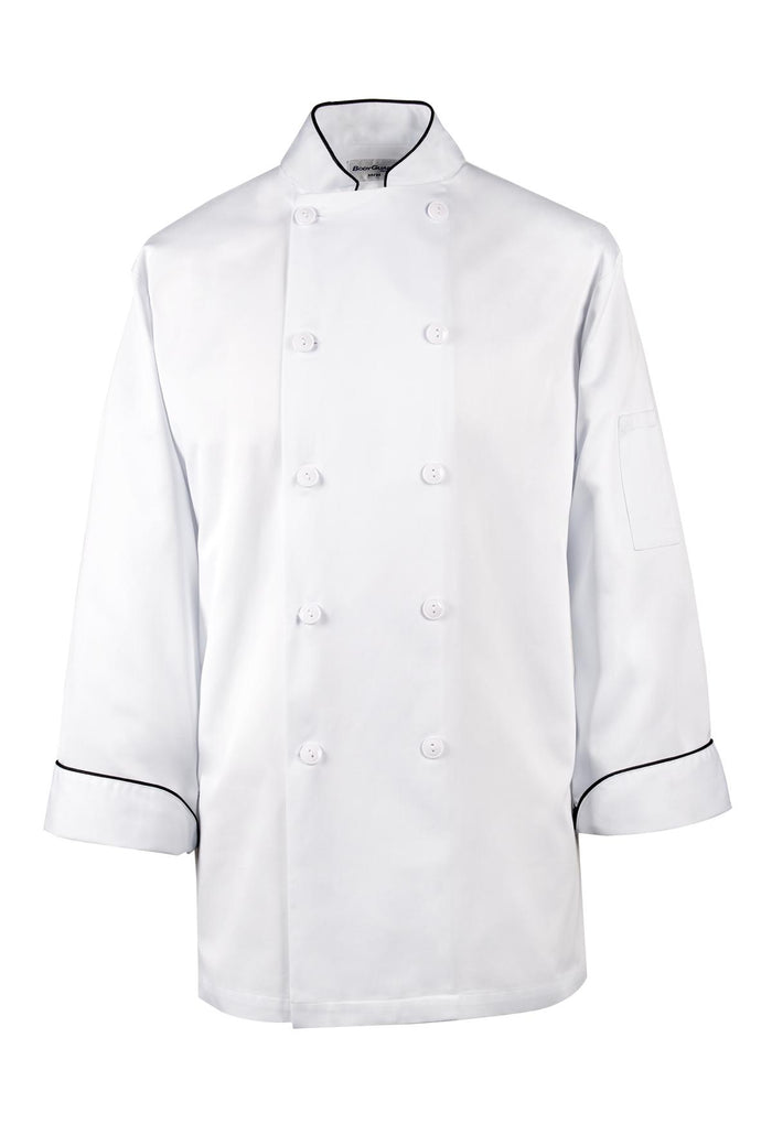 Spirito - Mesh Chef Jacket W/ Vent L/S White - S - BG21821
