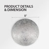 Decora - Cake Board - Round - Silver - 8x1/4