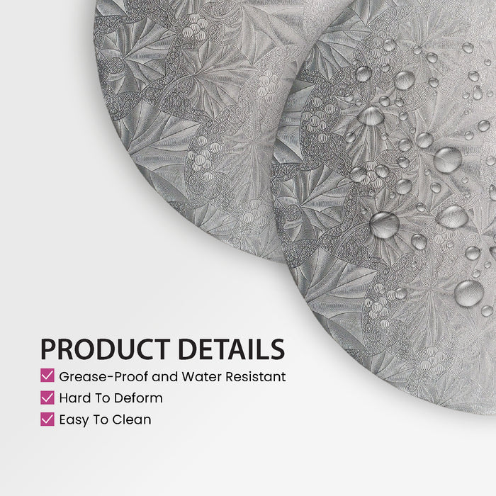 Decora - Cake Board - Round - Silver - 8x1/4
