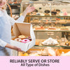 EB - White Cake Boxes - 8x8x2½