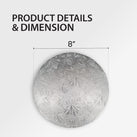 Enjay - Cake Board - Round - Silver - 8x1/4