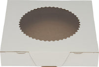 E.B. Box Pie Boxes 8”x8”x1.5” (Window Glued)