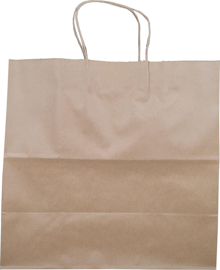 Prime Bags - Self Adhesive Paper Bags with Twisted Handles - 13x7x13