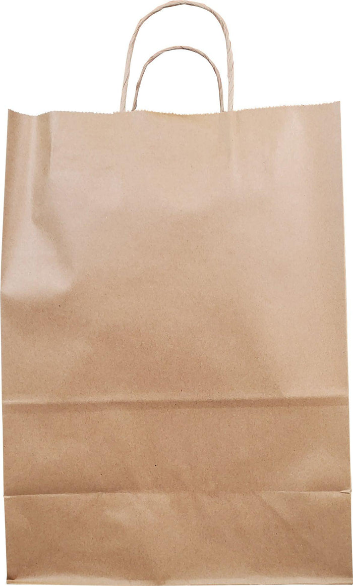 Prime Bags - Self Adhesive Paper Bags with Twisted Handles - 10x5x13