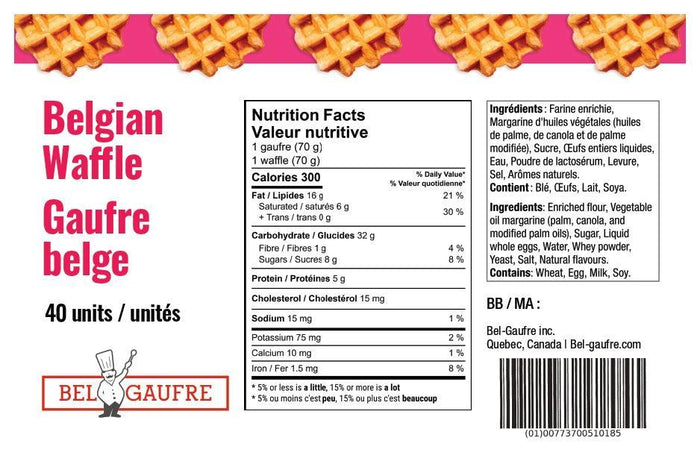 Bel-Gaufre - Belgian Waffle