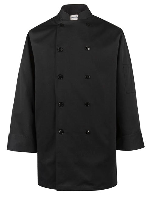Veste de chef - Noire - XXL - avec boutons unis - 4235
