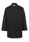 Spirito - Mesh Chef Jacket W/ Vent L/S Black - L - BG21821