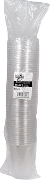 Morning Dew Clear PET Plastic Cups - 16oz