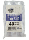 Morning Dew - 1oz Clear Plastic Shot Glass - PS1C