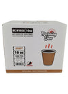 Morning Dew - 10 oz Squat Hot Paper Cup - Ripple - Kraft - RC-H10SK