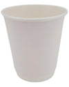 Morning Dew - 10 oz Squat Hot Paper Cup - Double Wall - White - D-H10SW