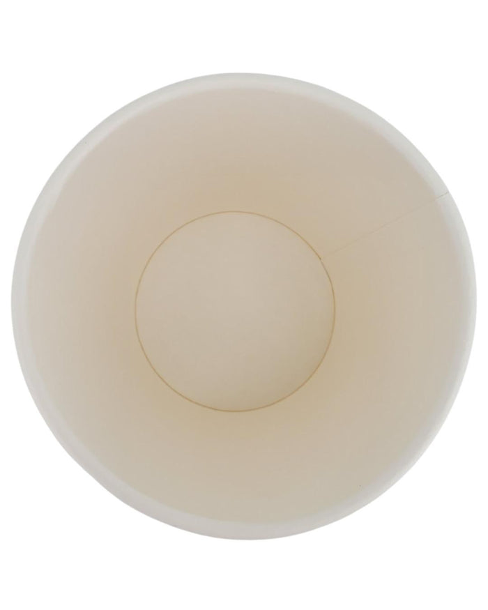 Morning Dew - 10 oz Squat Hot Paper Cup - Double Wall - White - D-H10SW