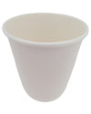 Morning Dew - 10 oz Squat Hot Paper Cup - Double Wall - White - D-H10SW