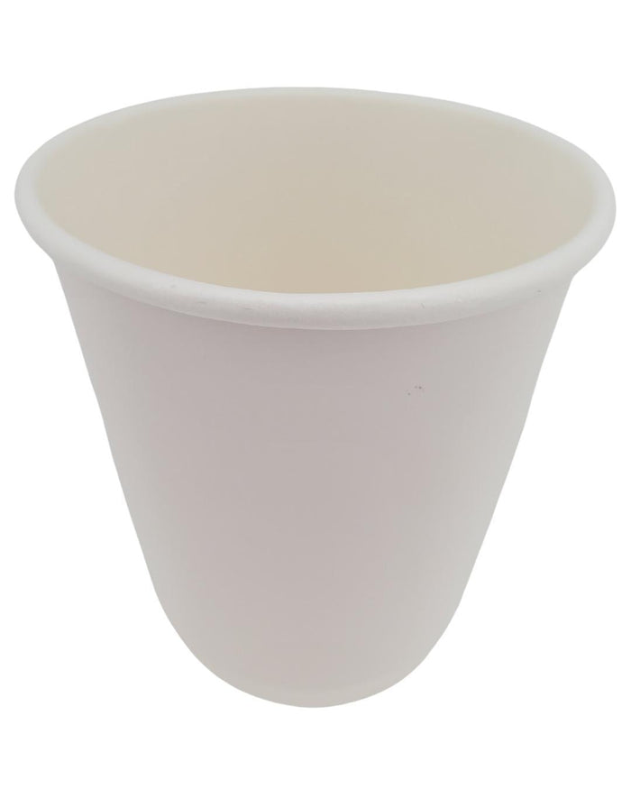 Morning Dew - 10 oz Squat Hot Paper Cup - Double Wall - White - D-H10SW