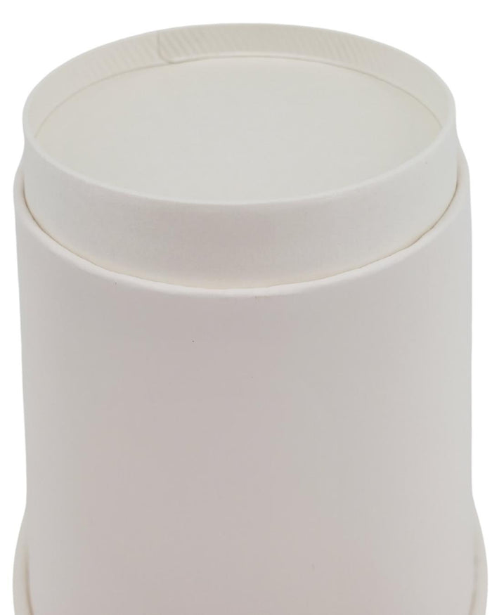 Morning Dew - 10 oz Squat Hot Paper Cup - Double Wall - White - D-H10SW