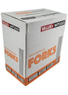 Plastic Forks Heavy - White - Ind. Wrapped - WP2001