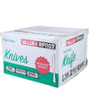 Value+ - Medium Heavy - Plastic Knife - White - Retail Pack - RP1102