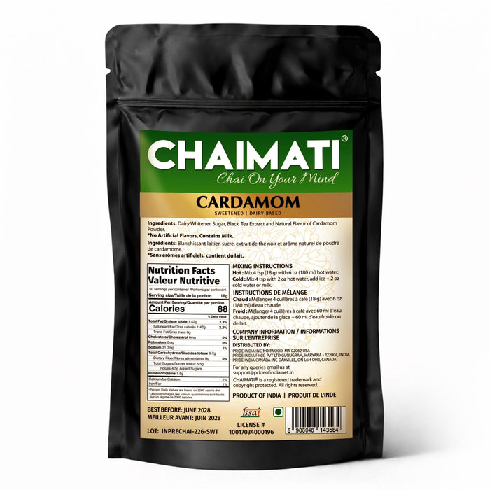 ChaiMati - Cardamom Chai Latte - Instant Premix
