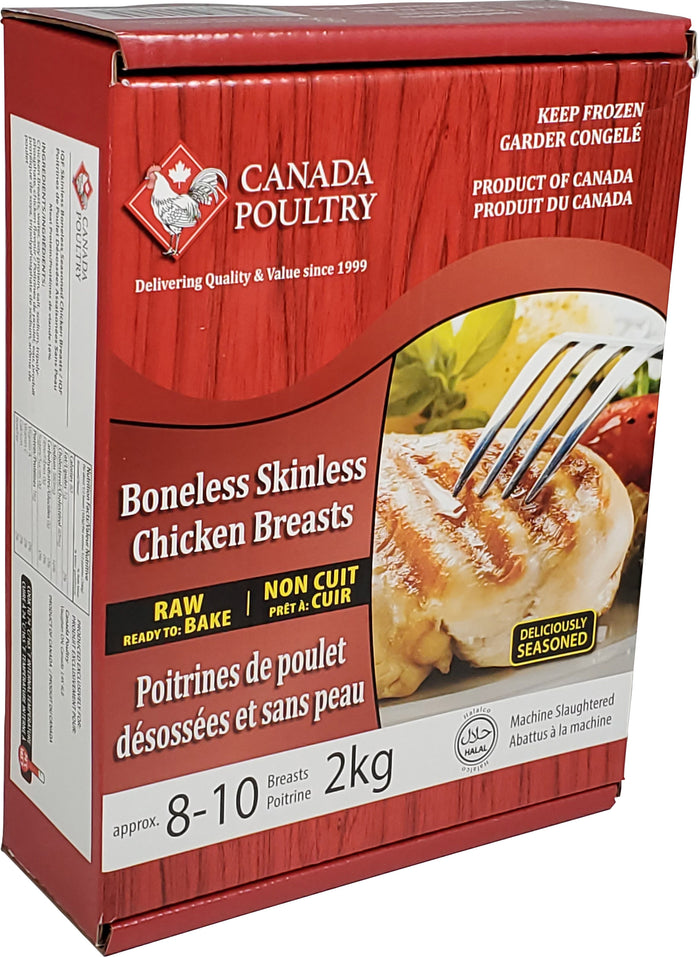 Boneless Skinless - Chicken Breasts - Halal