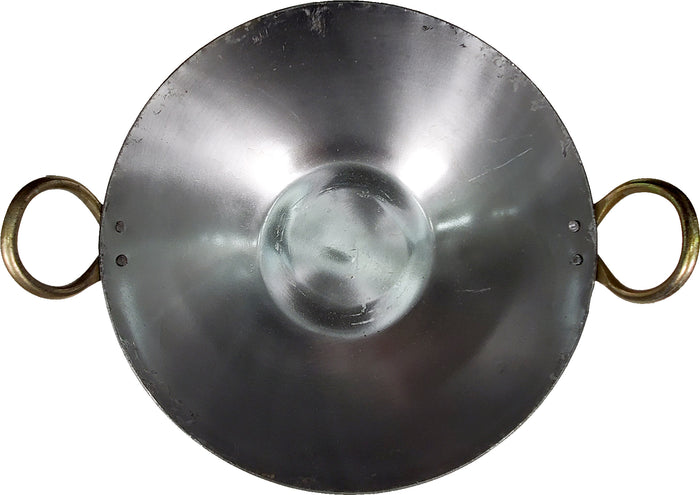 Iron Wok (Kadai) - Flat Bottom #11 (28cm)