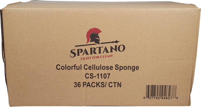 Spartano - Colorful Cellulose Sponge - 7pk - CS-1107