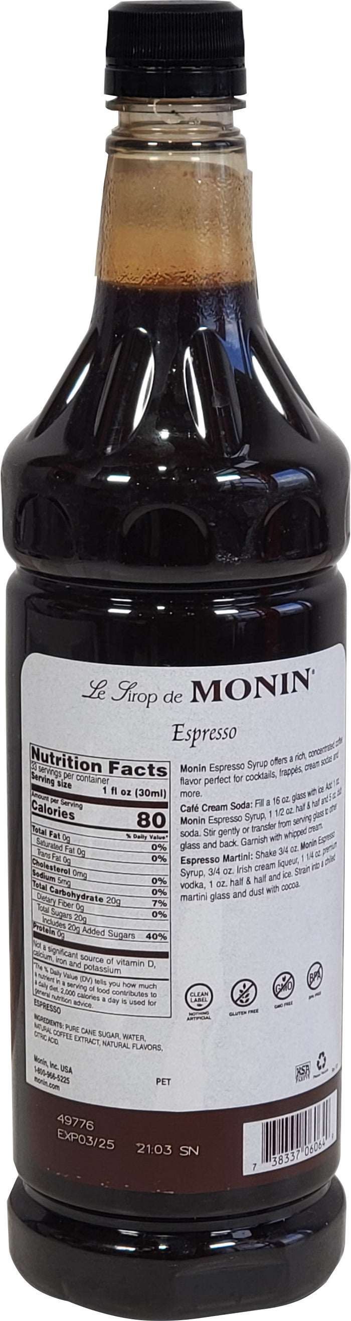 Monin – Espresso – Syrup