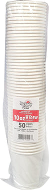 Morning Dew - 10 oz Squat Hot Paper Cup - White - H10SW