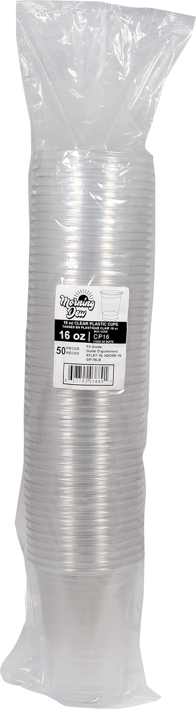 Clear Cups 16 oz (50 pieces)