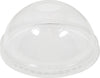Morning Dew - Clear Dome Lid with Hole - 16-24oz Pet Cup - 98mm - HDOME-16