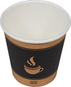 Morning Dew - 4 oz Hot Paper Cups - Ebony Print - H4E