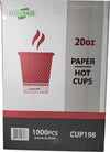 CLR - Morning Dew - 20oz Hot Paper Cups - Ebony Print - H20E
