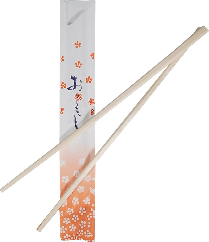 TT - Wooden Twin Chopsticks - Ind. Wrapped