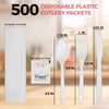Value+ - Cutlery Kit / Meal Kit - 6pcs - White - F/K/TS/N/S&P - MK-610
