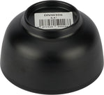 Melamine Round Bowl - Black - 4.4