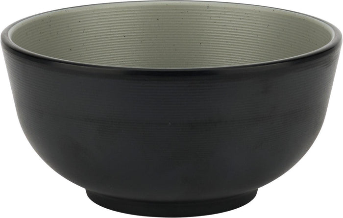 Melamine Round Bowl - Black - 6.1
