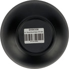 Melamine Round Bowl - Black - 6.1