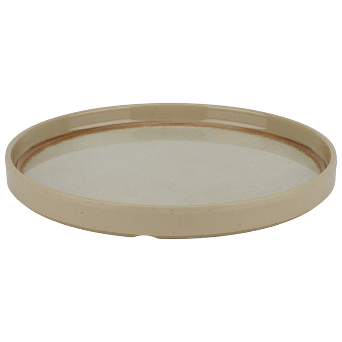Melamine Beige Deep Plate - 7