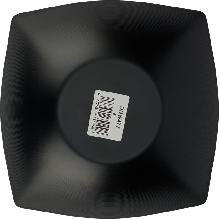 Melamine Black Bowl Square - 8
