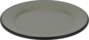 Melamine Black Plate - Wide Rim - 10