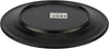 Melamine Black Plate - Wide Rim - 10