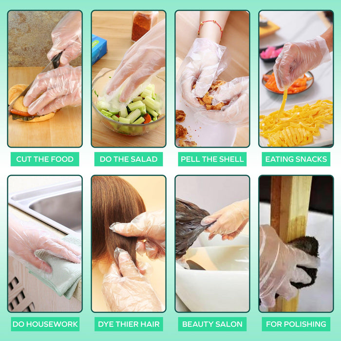 Rhino - DC2 - Clear Deli Gloves - Large - 200L