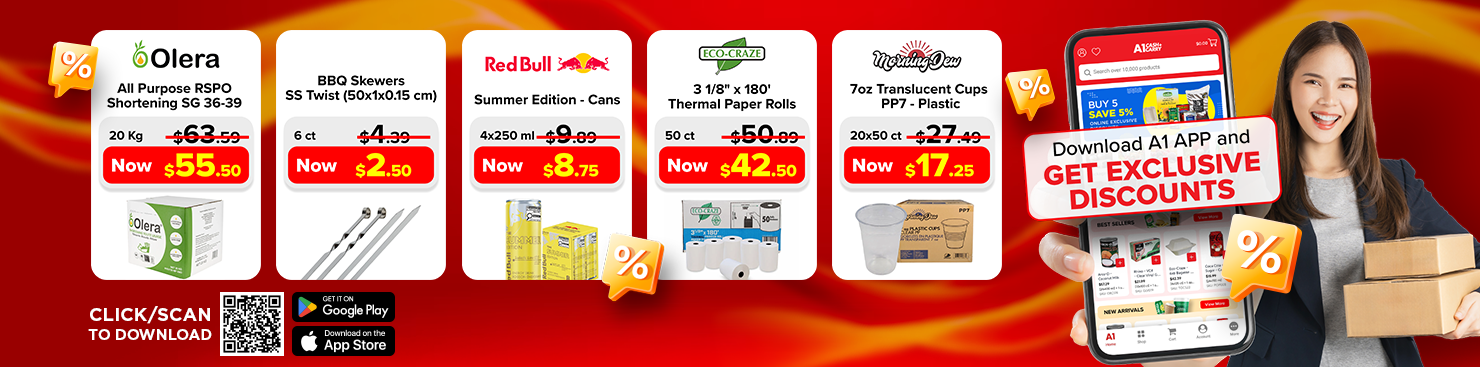 Download the A1 Cash and Carry App for Exclusive Weekly Deals