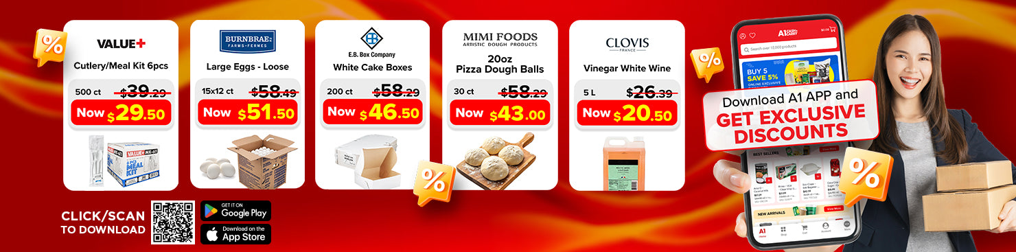 Download the A1 Cash and Carry App for Exclusive Weekly Deals