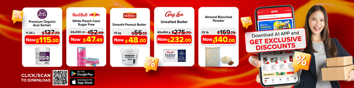 Download the A1 Cash and Carry App for Exclusive Weekly Deals