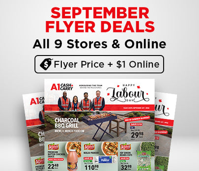 A1 Cash and Carry Ontario September 2026 Flyer Deals for all 9 stores and online.