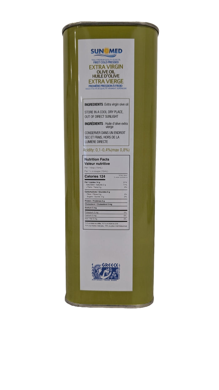 Sun Med - Extra Virgin Oilve Oil - Greek
