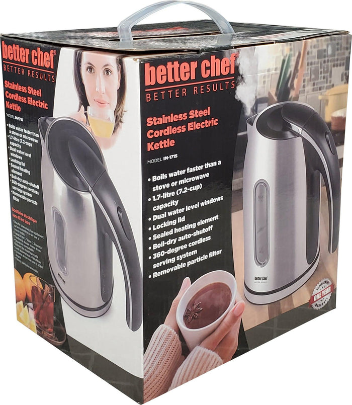 XC - Better Chef Cordless Kettle S.Steel - 170S