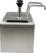 Condiment Dispenser - 2 Compartment (2 x 2QT)