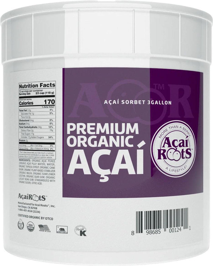 Acai Roots Premium Organic Acai Sorbet
